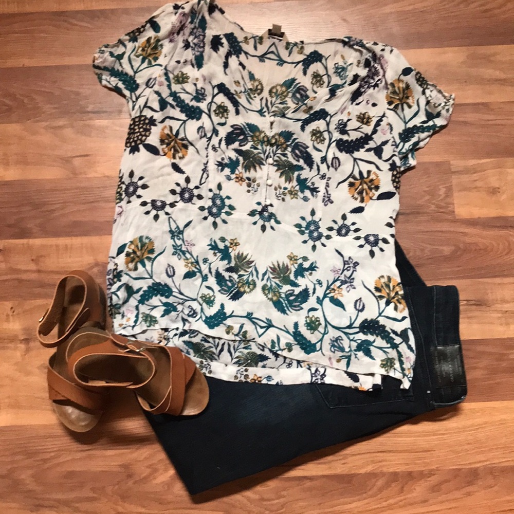 VGUC size large Lucky brand blouse